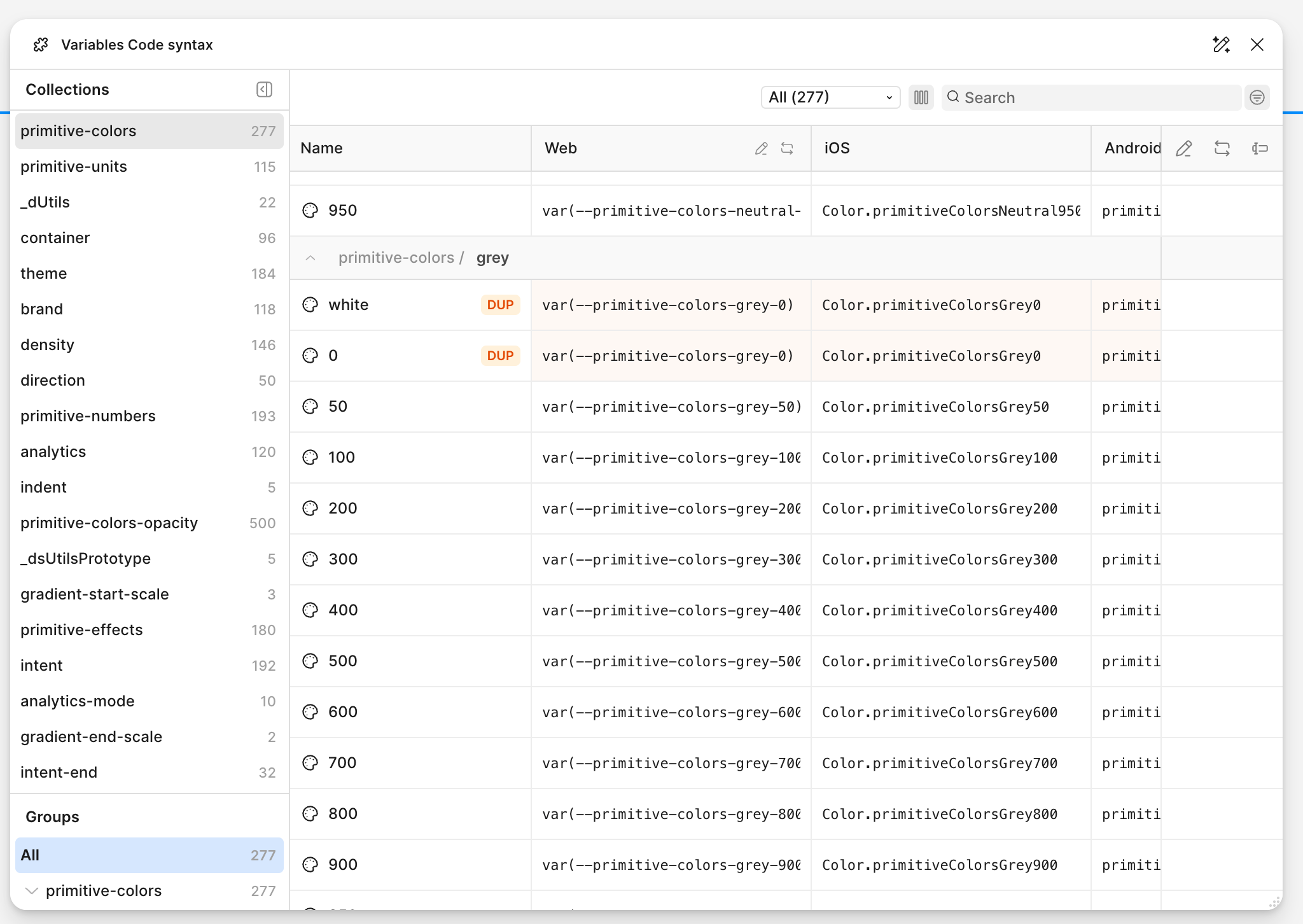 Variables Code Syntax Plugin